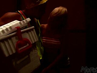 Blonde Latina Gets Cumshot on Face with Deepthroat and Rough Oral Action