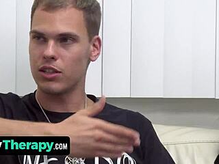 Let's try this exposition therapy, says Julia Robbie to Khloe Kingsley and Tony Sting in the session.