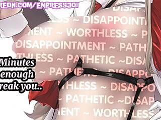 4 min joi challenge with beta censored humiliation and femdom feet game