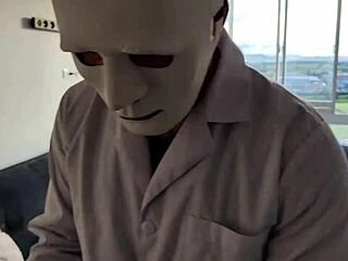 antonella hooks up with michael in halloween mask for curvy fun 😈🍑