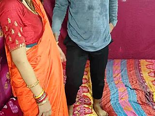 cute saree bhabhi gets naughty with rough hard anal sex after ice massage