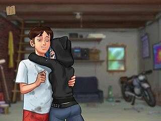 summertime saga unfolds with petite teen exploring small tits in episode 111 adventure