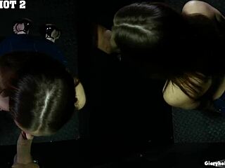 whoa serena just swallowed 10 loads at gloryhole like a pro teen