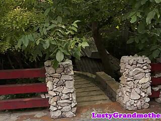 hey gilf, ready to get doggystyle banged and pounded outdoors in group fun?