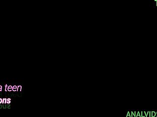 I fist myself deep as Natasha Teen 18+ then take BBC for anal fucking in socks