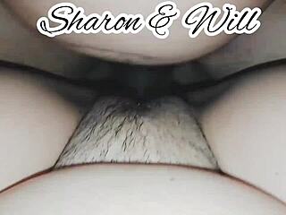 Ven aca, puta vecina, te voy a follar duro mientras tu marido viaja, dice el tipo a la sexy latina en lencería.