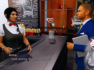 Playful Fox Anna Enjoys Exciting Affection in Adult Game