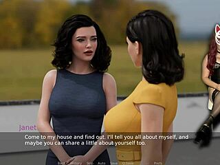 BIG TITS MILF TEACHER IN CORSET AND STOCKINGS DOMINATES IN COSPLAY GAME!