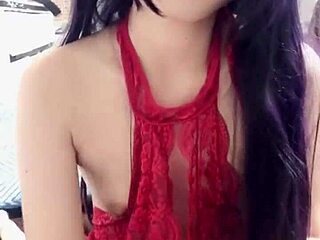 Handjob Cum on Tits in Dress with Lucky Pov Masturbation Action