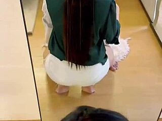 Curvy amateur beauty cheats with boss in homemade ass play one on one.