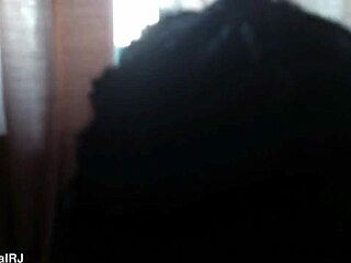 Oh man visiting Morro do Vidigal with sexy brazilian brunette showing shaved pussy close up in lingerie trailer 09