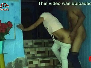 I love how sexy charapita gives blowjob and anal on the staircase