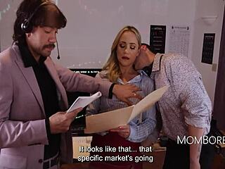 Every Wall Street firm hires blonde secretaries for office excitement with Rachel Ramsey