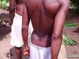 Community Sex-Hunters Fucked Horny Girls in Native House