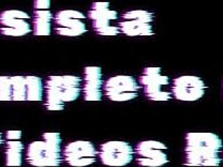 Young brazilian curvy girl rubs her spots in bedroom solo session.