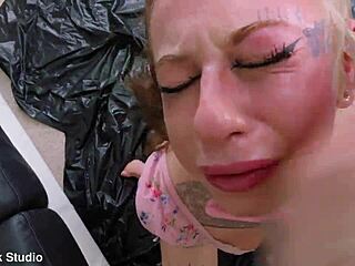 Whoa, this easter bunny lila storm gets her ass fucked with carrots, slapped around, and drinks piss like a total slut