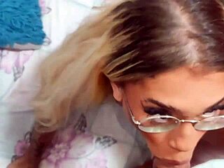 He couldn't resist and hooked up with his friend's guy while crossdressing as a transsexual.