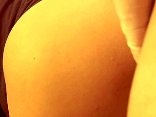 Intense japanese amateur ass covered in cum from doggystyle fucking!