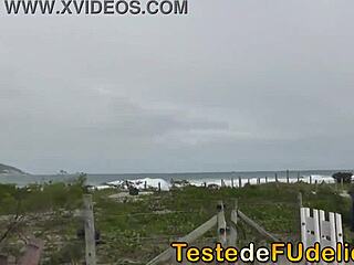 hey, check out this brazilian brunette with a big ass getting it on like a total hottie from the beach