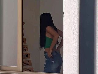 spying on my gorgeous roommate as she changes, uses the bathroom, and showers in secret