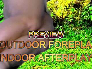 Outdoor Foreplay with Kissing Fingering Licking Leads to Indoor Creampie Anal with Agarabas and Olpr