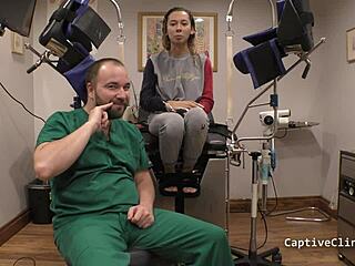 Curly Blonde Latina Kalani Luana In Latex Gloves Gets Gaping Pussy Ride And Humiliating Slaps