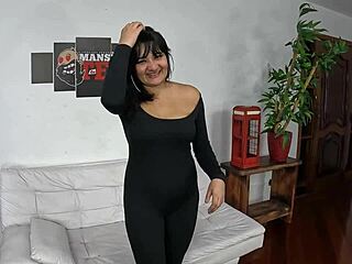 Blonde amateur Leticia Cortes experiences her first homemade anal and pussy licking in Brazilian backstage debut.