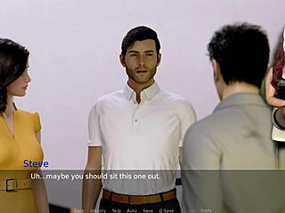 BIG TITS MILF TEACHER IN CORSET AND STOCKINGS DOMINATES IN COSPLAY GAME!