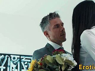 Gorgeous Teen Babe Rides Hard