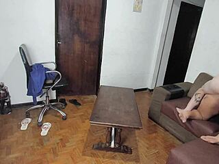 Machine Makes Solo Orgasm Intense But Showing Gay Friend That Real Sex Is Better