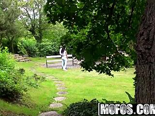 Bold Nomi Malone Backyard Voyeur Fantasy With Hardcore Anal Assfucking And Slave Bdsm Action In Garden