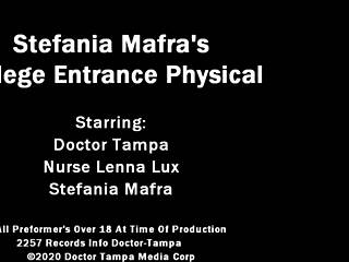 I felt so exposed during my Tampa University entrance physical with Dr. Tampa as Stefania Mafra