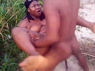 Whoa, that epic heavyweight outdoor bush fuck pt2 was intense! 🌳🍑