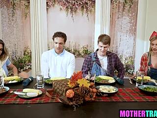 Blonde Milfs Swapped by Young Studs with Big Cocks in 4some