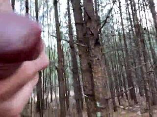 Clitlicker662 Outdoor Solo Masturbation in Forest with Crazy Exhibitionist Flashing - Update Now!