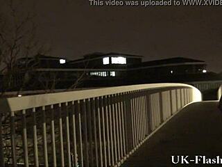 Andreas Boldly Flashes Mature BBW Body In Public Downtown Birmingham Nudity Outrage