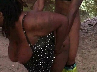 Got fucked in the park by big black cock ebony bbw in car full video