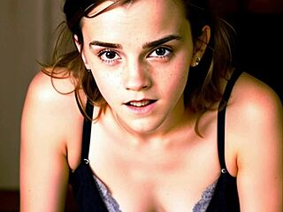 Emma Watson Joins Cum Challenge Contest With Small Tits On Display