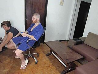 Machine Makes Solo Orgasm Intense But Showing Gay Friend That Real Sex Is Better