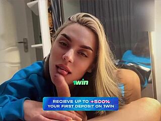 Best friend's girlfriend gives unforgettable blowjob during his store run