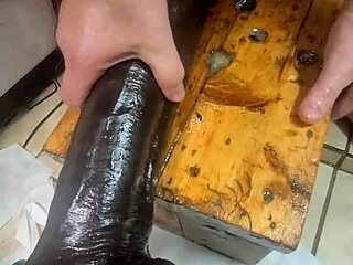 I pushed huge Hankeys toys deep, even three at once by the end for intense solo pleasure