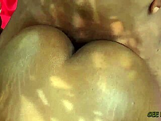 nixie discovers his native doctor in hospital. she rides muscular bodybuilder with curvy ebony figure and saggy tits in wet dripping action.