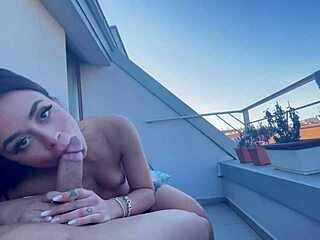 italian young 18+ babe gets creampied by big cock... uh, in passionate pov fucking