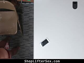 we caught this teen shoplifting in the garage, now she's stripped and punished rough.