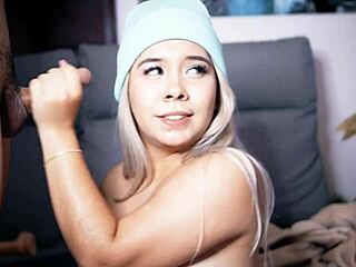 blonde bbw takes average cock deep in her big ass outdoors and enjoys every thrust