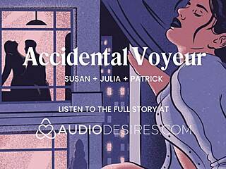 Amateur Voyeur Fingers Pussy Watching Neighbors Fuck Through Hotel Window Ending in Creampie