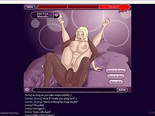 Oh wow this busty blonde wants my huge monster cock so bad!