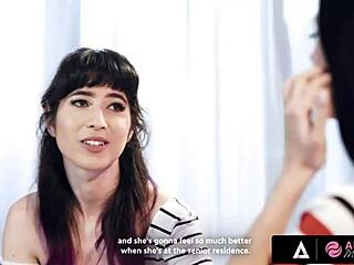 Two Hot Lesbians Recall Oiled Massage With Tribbing And Scissoring In Bath Reality Roleplay