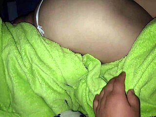 Curvy Latina Woman in Bedroom Lingerie Enjoys First Time with Mature Partner