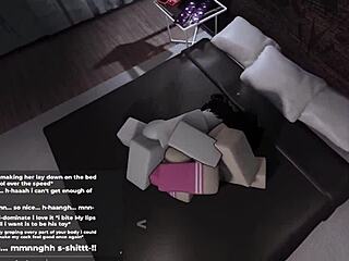 This adorable gamer girl in Roblox works hard to satisfy every desire